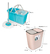Imagen de Trapeador Giratorio Doble Balde + Cesto De Basura Push Doble