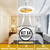 Kit X4 Ventiladores Bombillo Led Con Control Remoto Y Aroma - Mega Shop TV