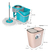 Imagen de Trapero Giratorio Microfibra + Cesto De Basura Push Doble