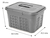 Set X4 Cajoneras O Cajas Plásticas Organizadoras Con Tapa 10 - Mega Shop TV