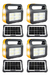 Set X4 Lámpara Emergencia Solar Led Multifuncional Carga Usb