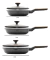 Set X 3 Sartenes Antiadherentes En Granito Cocción Saludable - tienda en línea