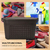 Cajonera Plástica Organizadora Con Tapa - Caja Grande De 23l - Mega Shop TV