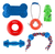 Kit 6 Juguetes Perros Grandes, Pelota, Lamedero, Hueso, Plat