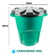 Tanque Plástico Multiusos 120l - Almacenar Agua O Basurero A - Mega Shop TV