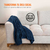 Set X2 Mantas Frazada Cobija Decorativa Sofá O Cama De Lujo - Mega Shop TV