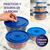 Filtro Purificador De Agua Chef Master + 6 Recipientes Plásticos Azules Apilables, Ideales Para Cocina Organizada Y Agua Segura En Casa - tienda en línea