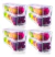 Set X8 Recipientes Para Nevera Apilables Rejilla Escurridora