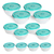 Juego 12 Recipientes Plásticos Con Tapa Organizadores Cocina - Mega Shop TV