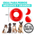 2 Frisbee Goma Segura Para Perros: Ideal Para Adiestramiento