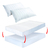 Combo: Protector Colchón Antifluido King + 2 Almohadas Fibra - comprar en línea