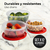 Juego 12 Recipientes Plásticos Con Tapa Organizadores Cocina - Mega Shop TV