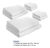 Combo De 8 Toallas Hoteleras De Algodón 100% 4 Toallas De Cuerpo 70x140cm Y 4 De Mano 40x70cm Color Blanco Liso Alta Absorción Y Suavidad, 510 Hilos Ideal Para Hogar O Viajes Energy Plus - comprar en línea