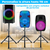 Soporte Trípode Para Parlantes 115cm, Base Ajustable Y Plegable, Compatible Con Bafles Y Bocinas, Ideal Para Djs Y Músicos - Mega Shop TV