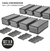 8 Cajones Organizador Herramienta Apilables Y Modulares 10kg - Mega Shop TV