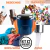 Kit X2 Canecas Tanque Multiuso Plástico 50l Tapa Y Manijas A