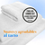 Combo De 8 Toallas Hoteleras De Algodón 100% 4 Toallas De Cuerpo 70x140cm Y 4 De Mano 40x70cm Color Blanco Liso Alta Absorción Y Suavidad, 510 Hilos Ideal Para Hogar O Viajes Energy Plus - Mega Shop TV