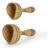 Kit X 2 Copas Suecas De Madera Para Maderoterapia Anticelulítica, Masaje Reductor Y Relajante, Herramientas Profesionales, Diseño Ergonómico Y Resistente, Styles Stars.