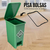 Caneca De Reciclaje Plástica Papelera Con Pedal 12 Lts - tienda en línea