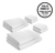 Combo De 8 Toallas Hoteleras De Algodón 100% 4 Toallas De Cuerpo 70x140cm Y 4 De Mano 40x70cm Color Blanco Liso Alta Absorción Y Suavidad, 510 Hilos Ideal Para Hogar O Viajes Energy Plus - tienda en línea