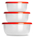 Juego 3 Recipientes Plásticos Con Tapa Organizadores Cocina en internet