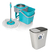 Trapero Giratorio Microfibra + Cesto De Basura Push Doble
