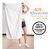 Combo De 8 Toallas Hoteleras De Algodón 100% 4 Toallas De Cuerpo 70x140cm Y 4 De Mano 40x70cm Color Blanco Liso Alta Absorción Y Suavidad, 510 Hilos Ideal Para Hogar O Viajes Energy Plus