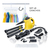Combo Limpiador a Vapor 15 en 1 Multifuncional + 8 Ganchos Adhesivos, Desinfecta sin Químicos, Ideal para Pisos, Alfombras y Superficies - comprar en línea