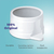 Base Estable Para Filtro De Agua Chef Master Repuesto Universal Diseño Antideslizante En Color Blanco Fácil Instalación Y Ajuste Seguro en internet
