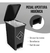 Caneca De Reciclaje Plástica Papelera Con Pedal 12 Lts en internet
