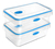 Set X2 Recipientes Para Cocina Tapper Hermético Portacomida