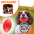 Pack De 2 Juguetes Chillones Para Perros: Balones Ovalados Resistentes Azul Y Rojo Fabricados En Goma Atóxica - comprar en línea