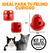 Kit De 2 Juguetes Interactivos Para Gatos Speedy Giratorio, Azul Y Rojo, Goma Atóxica, Rellenables Con Snacks, Diversión Y Estimulación Mental, Energy Plus. - Mega Shop TV