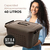 Set X4 Cajoneras Grandes Plásticas Organizadoras Con Tapa 40