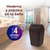 Kit X4 Cesto De Basura 15l Con Tapa Vaivén - Caneca Blanco - Mega Shop TV