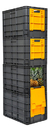 Set X4 Canastillas Plásticas Multiusos Apilables Con Ventana - comprar en línea