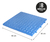 Set X8 Estibas Plásticas Lisas Modulares 60x60cm Cap. 500 Kg