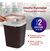 Kit X2 Cesto De Basura 15l Con Pisa Bolsa Caneca Plástica - tienda en línea