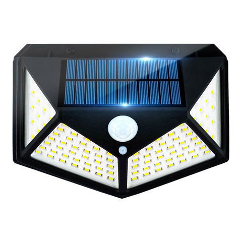 Lámpara LED Solar Impermeable Con Sensor Automático De Movimiento Para Exterior Ideal Para Seguridad Y Ahorro Energético.