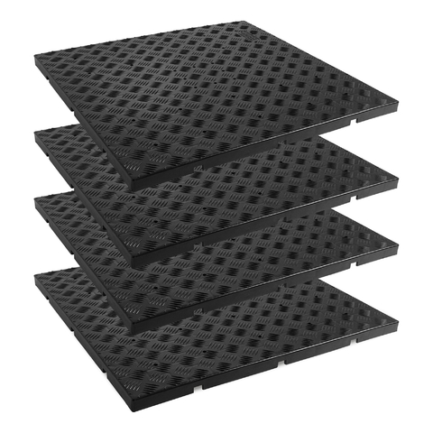 Set X4 Estibas plásticas lisas modulares 60X60cm Cap. 500 KG - comprar en línea