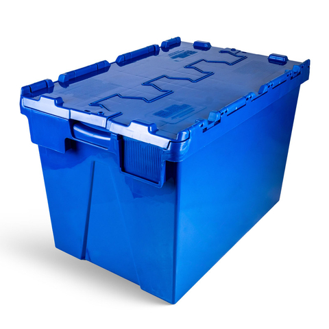 Caja de Seguridad Plástica 60x40x40 cm con Tapa Abisagrada
