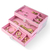 Imagen de Joyero Organizador Joyas 3 Niveles Transparente y Divisiones Beige