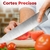 Juego De Cuchillos De Cocina 8 Piezas En Acero Inoxidable Con Afilador Incluido, Corte Preciso, Mango Ergonómico Antideslizante. - Mega Shop TV