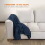 Manta Frazada Decorativa para Sofá o Cama de Lujo, Suave y Confortable, Ideal para Hogar, Calidez y Estilo. - Mega Shop TV
