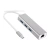 Adaptador USB C Hub 3 Puertos USB 3.0 + Ethernet 1000mbs Aluminio - comprar online