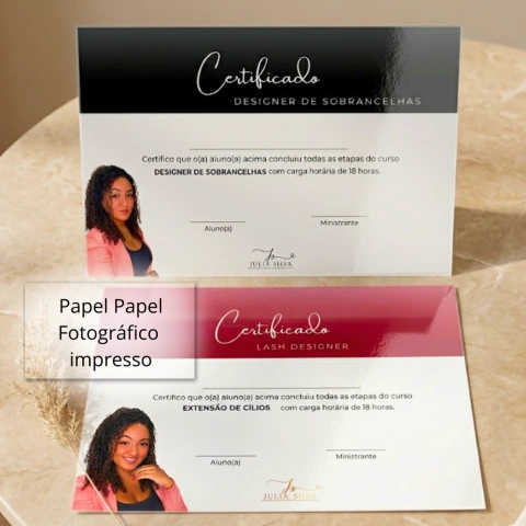 Certificado Personalizado A4 para Cursos e Mentorias