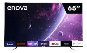 Smart TV enova 65" LED 4k UHD Frameless Android TV