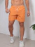 Imagem do shorts linho grosso masculino curto algodão bolsos cordão amarração premium luxo praia