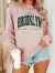 Moletom Feminino Brooklyn (FRENTE) Gola Redonda Casaco Feminino Masculino Flanelado Unissex Inverno Frio Algodão Blusa - OUTLET | Loja Oficial | Loja de Roupas Masculinas e Femininas