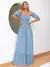 Vestido Longo Manga curto Flare Elastex Ciganinha ⭐⭐⭐⭐⭐ 5.0 - comprar online